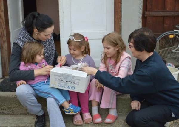 A Rotary shoebox helps to give someone in Eastern Europe a welcome boost in their time of need.