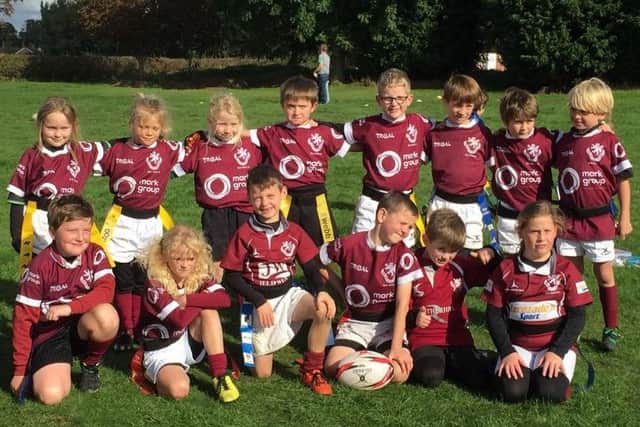 The triumphant Melton RFC Under 8s squad EMN-161110-164859002