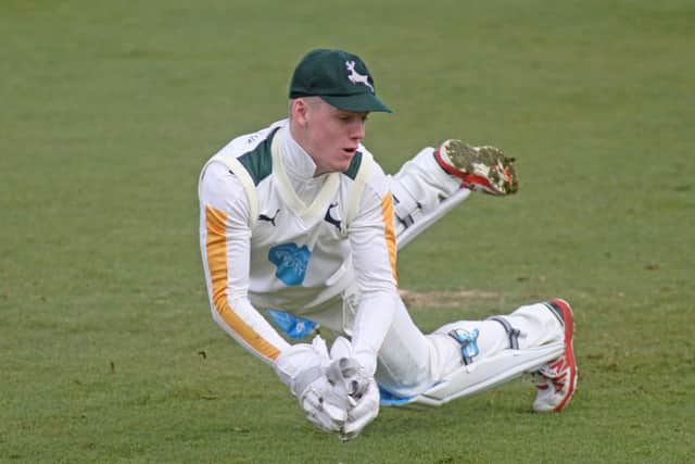 Tom Moores made his Notts debut at the prestigious Scaborough Festival against 2015 champions Yorkshire EMN-161210-110841002