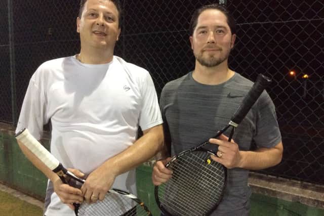 Hamilton Tennis Club men's qualifiers - Craig Tracey and Matt Daniel EMN-161018-131244002