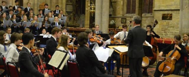 The Uppingham Chapel Choir and Chamber Orchestra PHOTO: Supplied