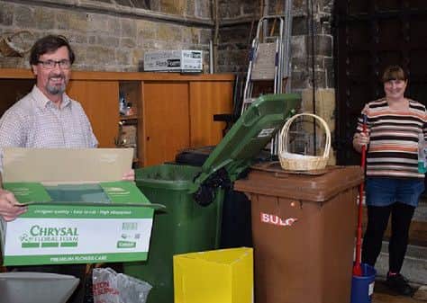 The tidy up operation under way
