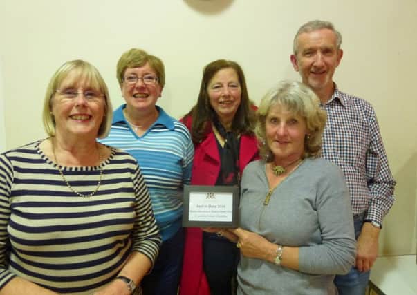 Melton and Distrcit Flower Club members with their 'best in show' award PHOTO: Supplied