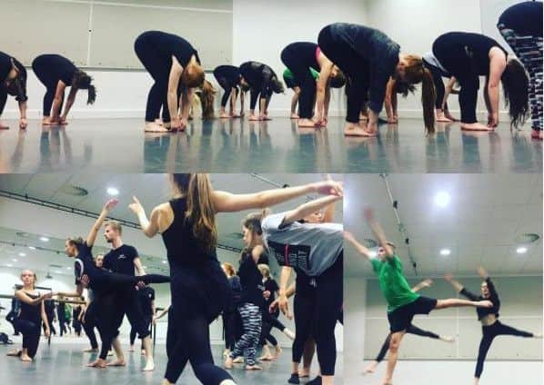 Rehearsals for Fly Dance, Brooksby Melton College