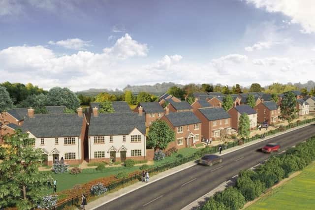 An artist's impression of what the new Melton Fields development will look like - developers Westleigh are to begin building by the end of this year EMN-160211-151917001