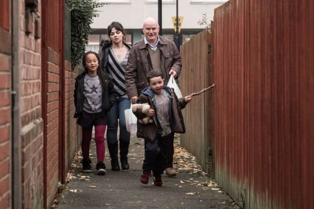 Dave Johns as Daniel Blake and Hayley Squires as Katie 
PHOTO: PA Photo/Entertainment One