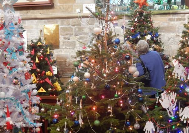 Thousands of Christmas trees are expected to be on display inside St Mary's Church PHOTO: Supplied