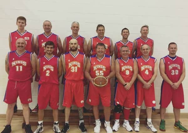Melton Kings C, from left, back - Peter Birley, Mark Reynolds, Timon Rumbold, Clive Watts, Richard Haffenden, Kerry Long; front - Paul Hodgkinson, Tanguy Whenham-Bossy, Sam Cleall, Steve Harris, Gary Watts, Stu Gibbons, Zee Tamosiunas EMN-161117-091439002