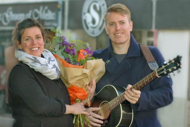 Florist Sophie Cullumbine and singer George Simpson, who both won coveted regional awards for the wedding services they provide EMN-161121-114707001