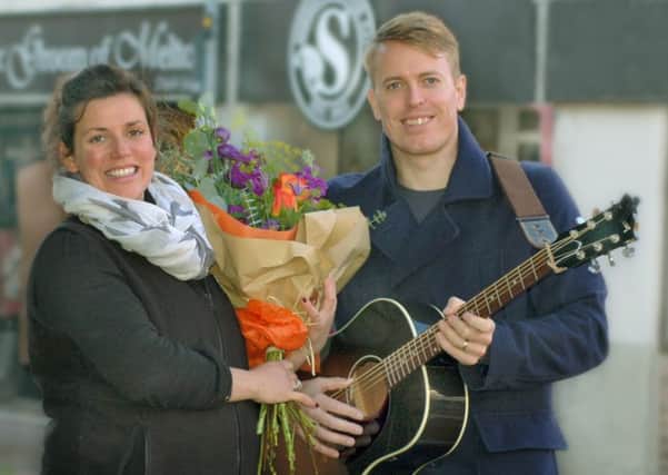 Florist Sophie Cullumbine and singer George Simpson, who both won coveted regional awards for the wedding services they provide EMN-161121-114707001