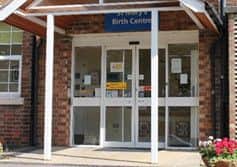 The entrance to St Mary's Birth Centre, Melton EMN-161121-103512001