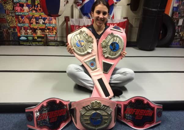 Iman Barlow defended her Enfusion world title for a record fourth time EMN-161130-092502002