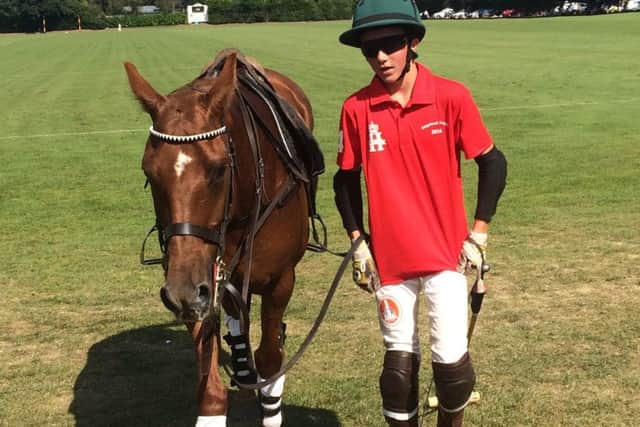 Marcus is hoping to produce his own polo ponies as a more cost effective alternative to buying in ready trained horses EMN-161124-140123002