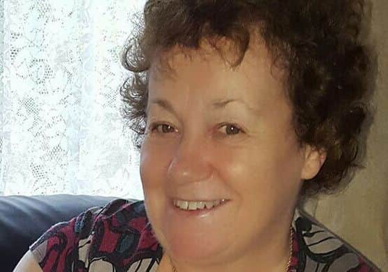 Jeanette Bateman, who has passed away aged 58, pictured with grandchildren Jordon (4) and 10-week-old Jamie EMN-161128-151147001