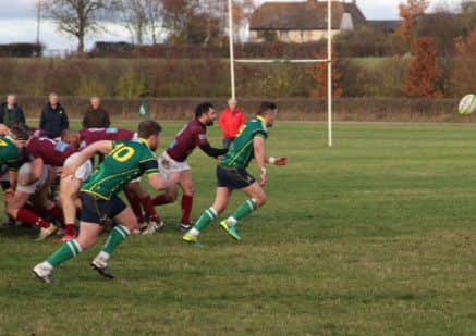 Chris Rose sets an attack in motion from another solid Melton scrum EMN-161129-091053002