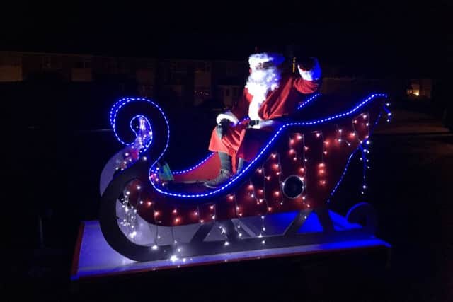 Melton Mowbray Round Table's Santa float PHOTO: Supplied