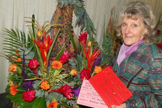 Andrina Terzza scooped the Best in Show award for her Ali Baba themed flower display.