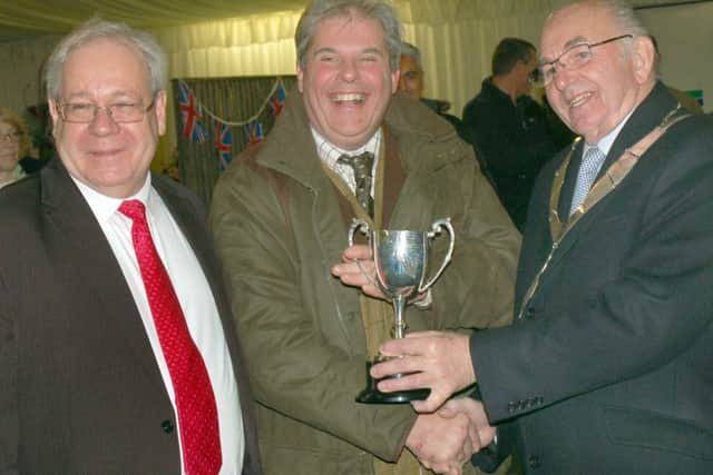 Richard Taylor from Owen Taylor & Co. won in both pies and sausages classes