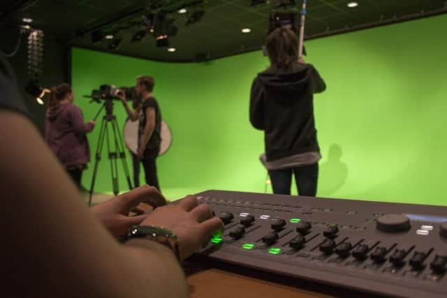 Brooksby Melton College's BA digital film production students get hands on with some filmmaking equipment PHOTO: Supplied