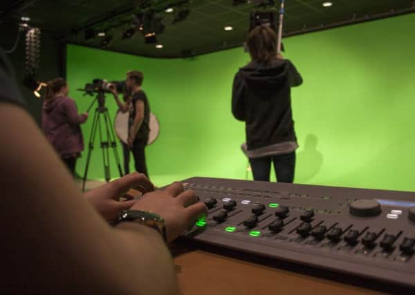 Brooksby Melton College's BA digital film production students get hands on with some filmmaking equipment PHOTO: Supplied
