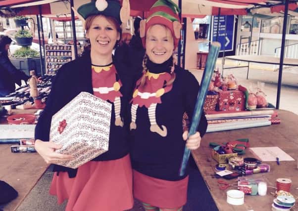 Melton's very own Christmas elves Shelagh Core (left) and Lisa Brown will be leading proceedings at the Blokes Shopping Day event on Sunday PHOTO: Supplied