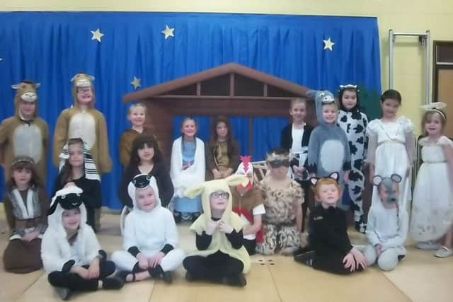 The Foundation Stage and Key Stage 1 children at St Mary's Primary School performed their Christmas Nativity 'Born in a Barn'
PHOTO: Supplied