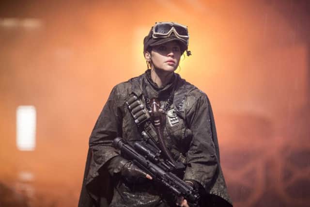 Felicity Jones as Jyn Erso PHOTO: PA Photo/Lucasfilm