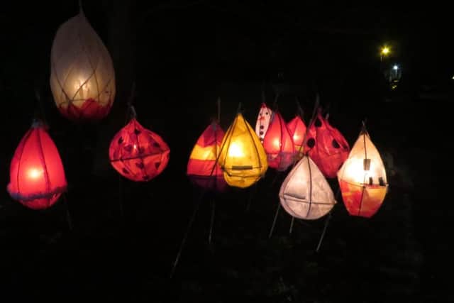 Christmas lanterns in Harby PHOTO: Supplied