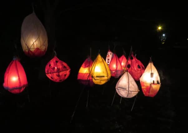 Christmas lanterns in Harby PHOTO: Supplied