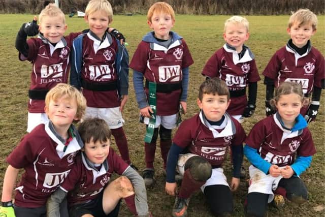 Melton RFC Under 7s made the short trip to Oakham EMN-161215-094735002