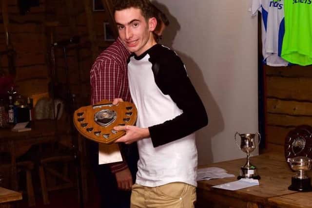 Luke Eggleston was the Striders' male runner of the year EMN-161220-154225002