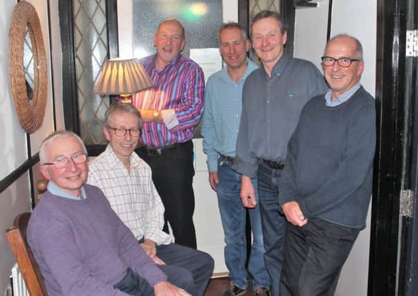 Some of Belvoir Vale's title-winning team at the club's Christmas get-together EMN-161221-122433002
