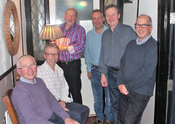 Some of Belvoir Vale's title-winning team at the club's Christmas get-together EMN-161221-122433002