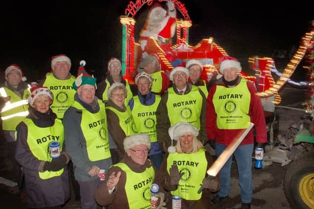 Santa's sleigh on the streets of Melton PHOTO: Tim Williams