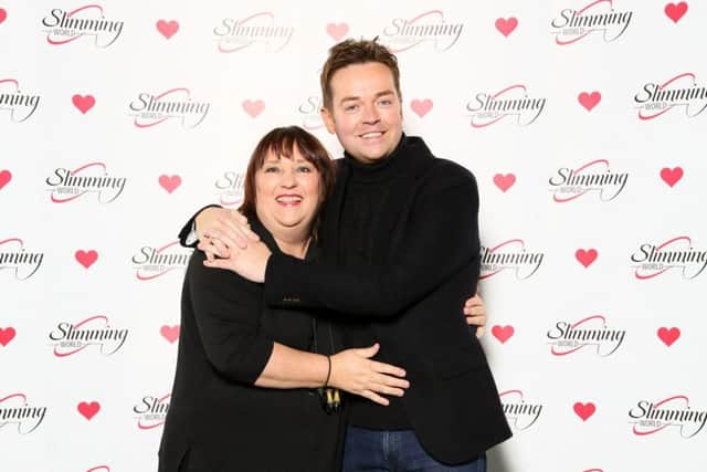 Mandy Knapp with Stephen Mulhern PHOTO: Supplied