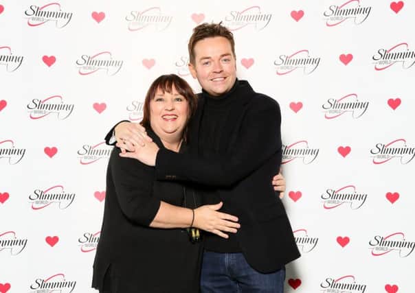 Mandy Knapp with Stephen Mulhern PHOTO: Supplied
