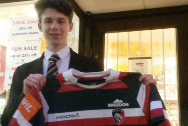 Josh Davies with his Tigers shirt PHOTO: Supplied