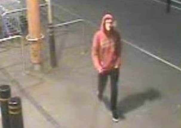 Image released by Leicestershire Police showing man they want to speak to in connection with a sexual assault in Melton EMN-171101-162449001