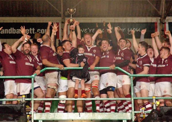 Jubilant scenes as Melton RFC lift their first-ever County Cup at the home of the Leicester Tigers EMN-170117-121240002