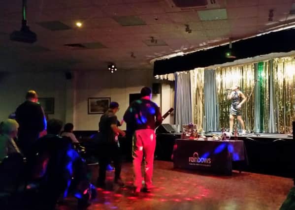 Female vocalist Sharna entertains PHOTO: Supplied