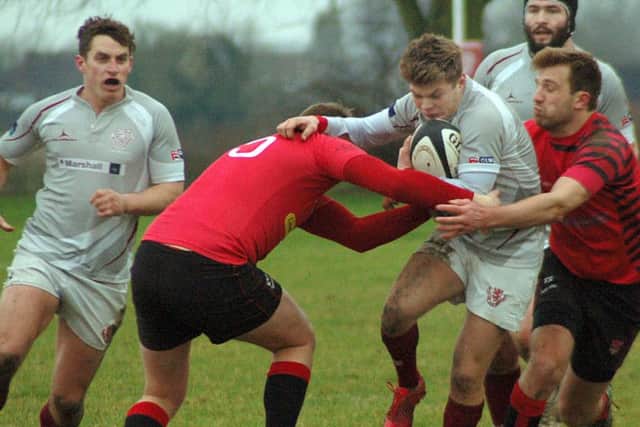 The visitors' defence held up well to frustrate Melton EMN-170124-132025002