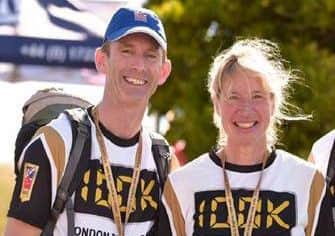 Jeremy Greville-Heygate with his wife Emma PHOTO: Supplied