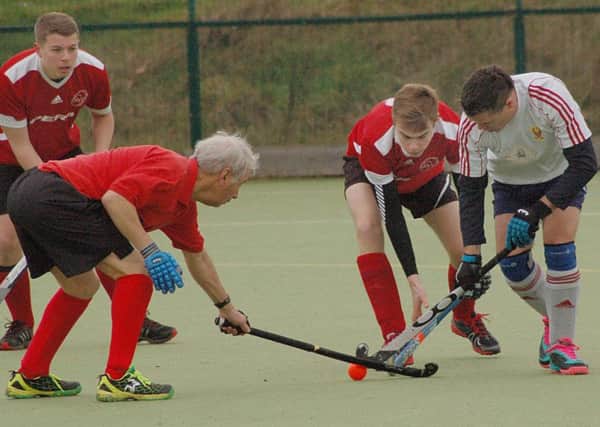 Action from Melton HC Third XI's 7-0 defeat to title-chasing Coalville EMN-170125-125212002