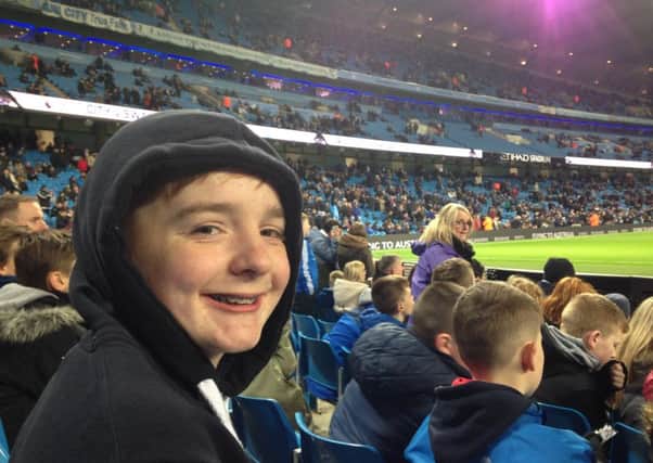 Conor McCafferty wins a VIP experience at Man City PHOTO: Supplied