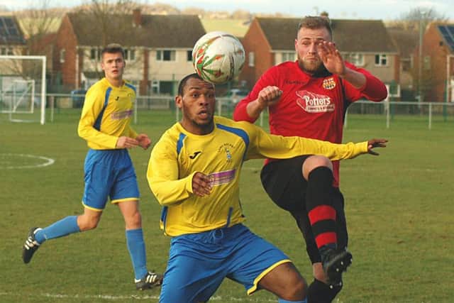 Jordan Cufflin-Stableford had a penalty appeal turned down before half-time EMN-170130-102224002