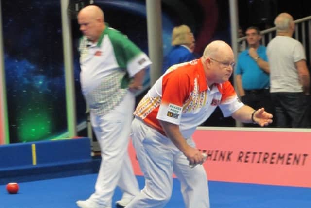 Gillett put Marshall under pressure throughout their second round match Picture: Dominic Picksley EMN-170126-181231002