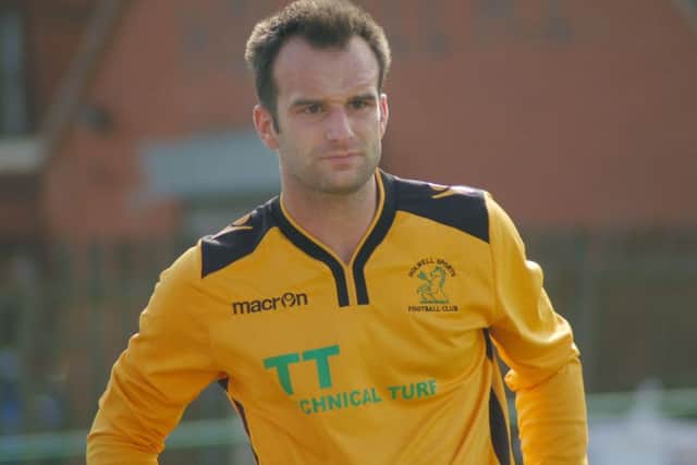 Graham Wells smashed in Holwell's second goal at the trhird time of asking EMN-170131-091545002