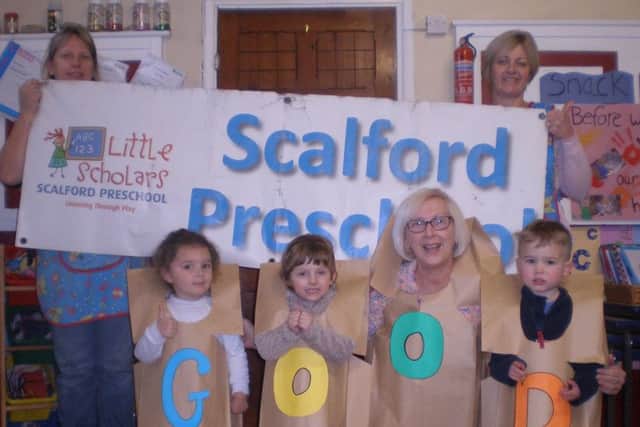 Scalford Playgroup celebrate their 'good' Ofsted report PHOTO: Supplied
