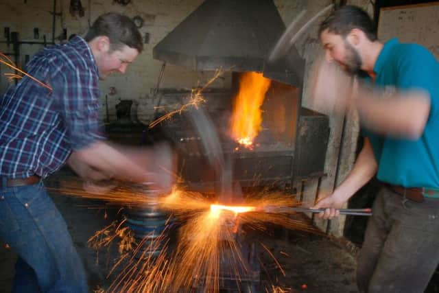 Tom and James Holliday, who are based at the kennels at Belvoir Castle and who have won many competitions with their farriery skills EMN-170702-173623001