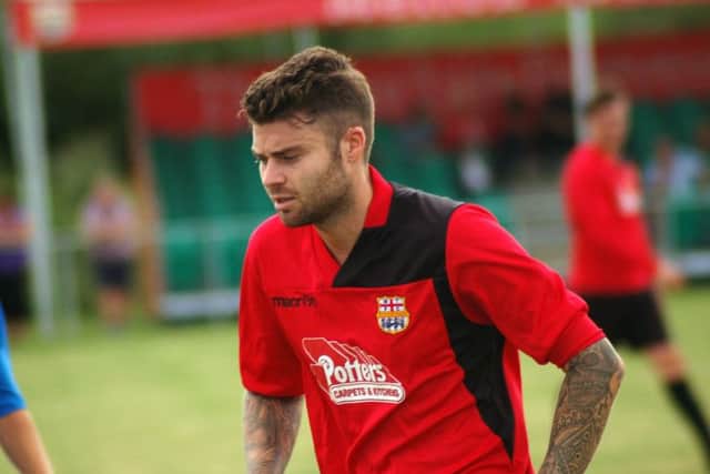 Adam Bishop had a spell at Holwell Sports and won a Senior League title with Rothley before joining Melton EMN-170802-115516002